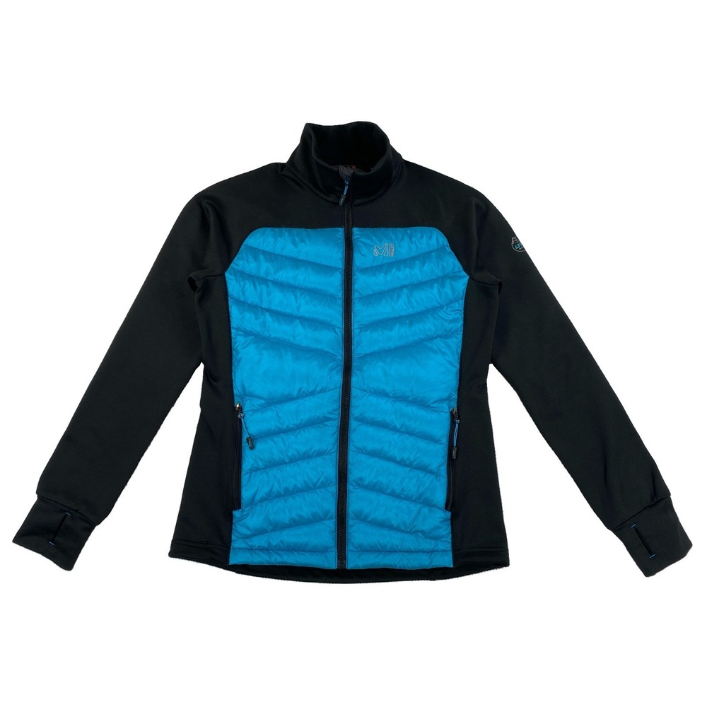 MILLET LTK Series Hybrid Down Fleece Jacket Women's Medium Black Blue